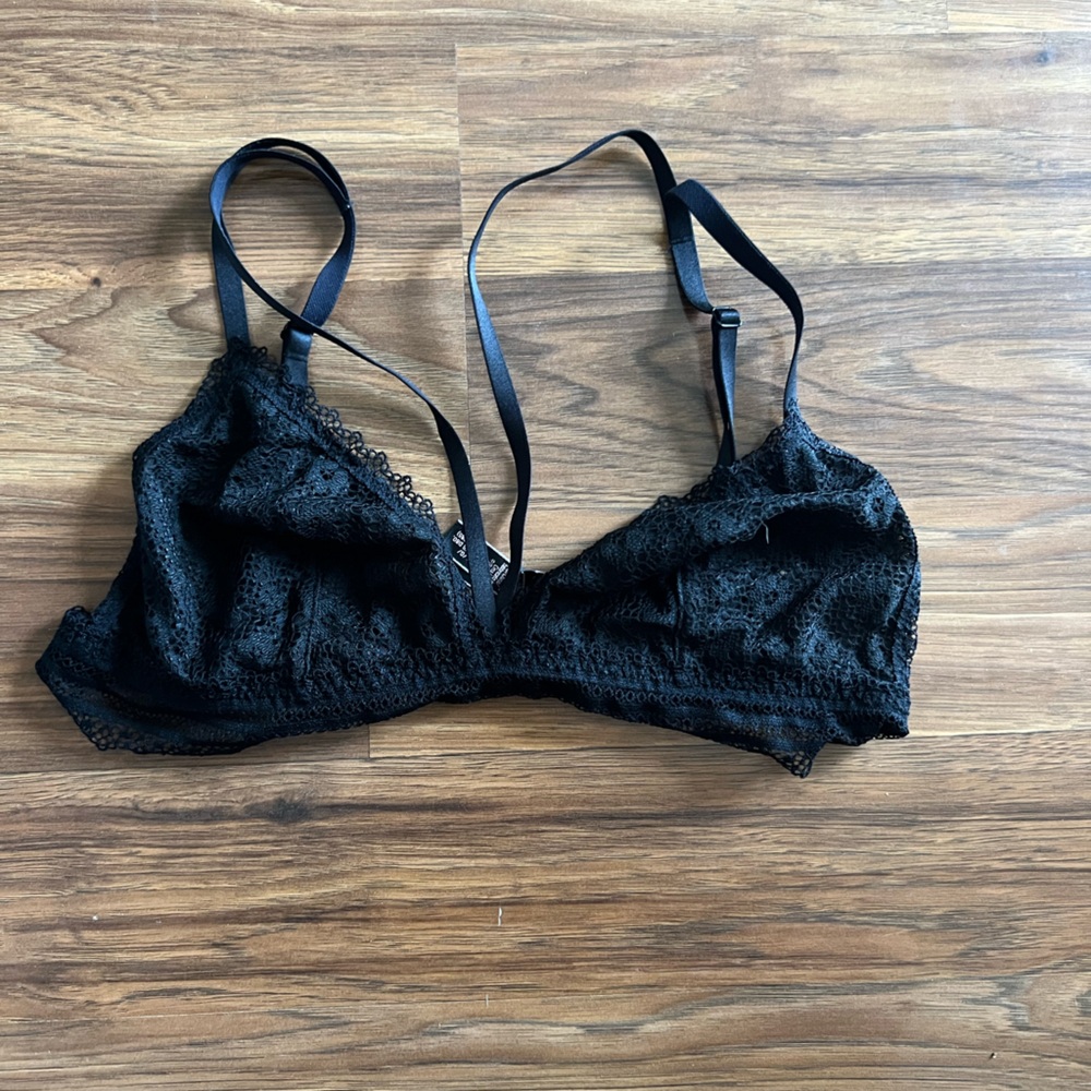 Victoria's Secret Black Lace Bralette